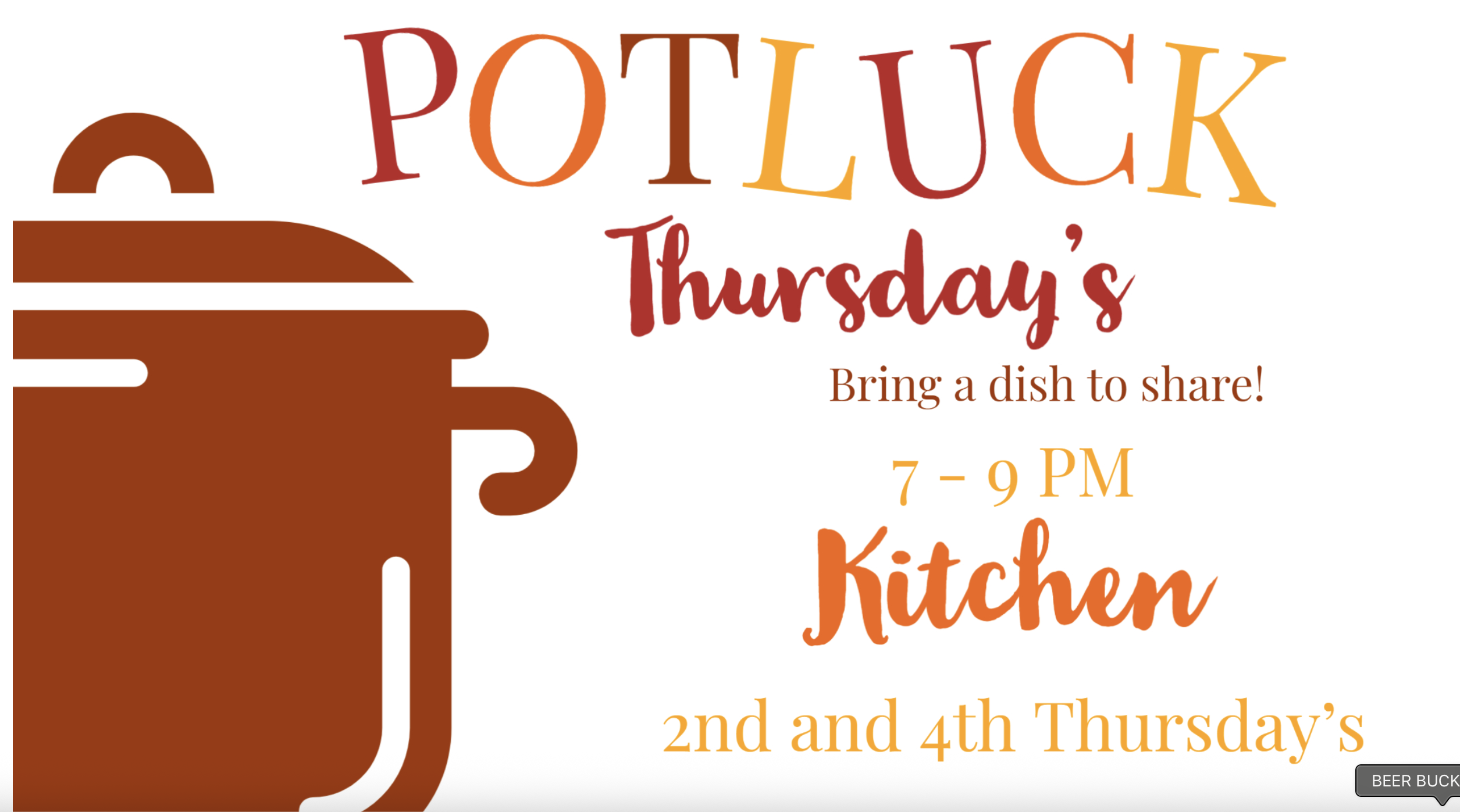 Potluck Thursdays